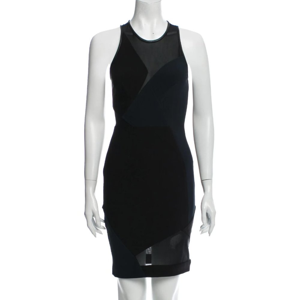 Yigal Azrouël Crew Neck Mini Dress